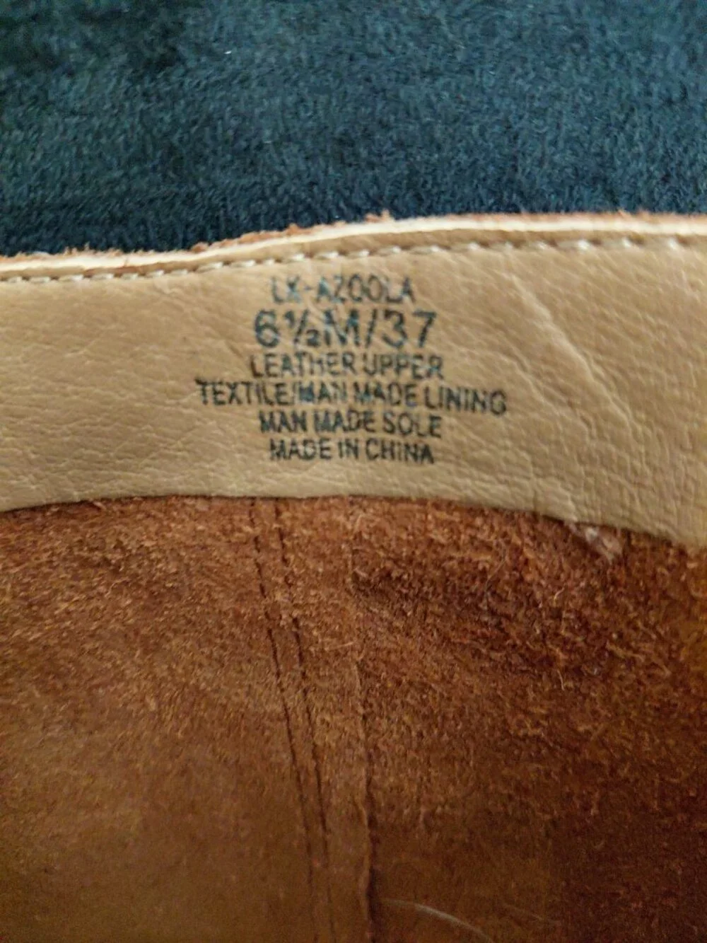 LUCKY BRAND Azoola Whiskey Tall Knee High Leather Boots Shoes Size US 6.5